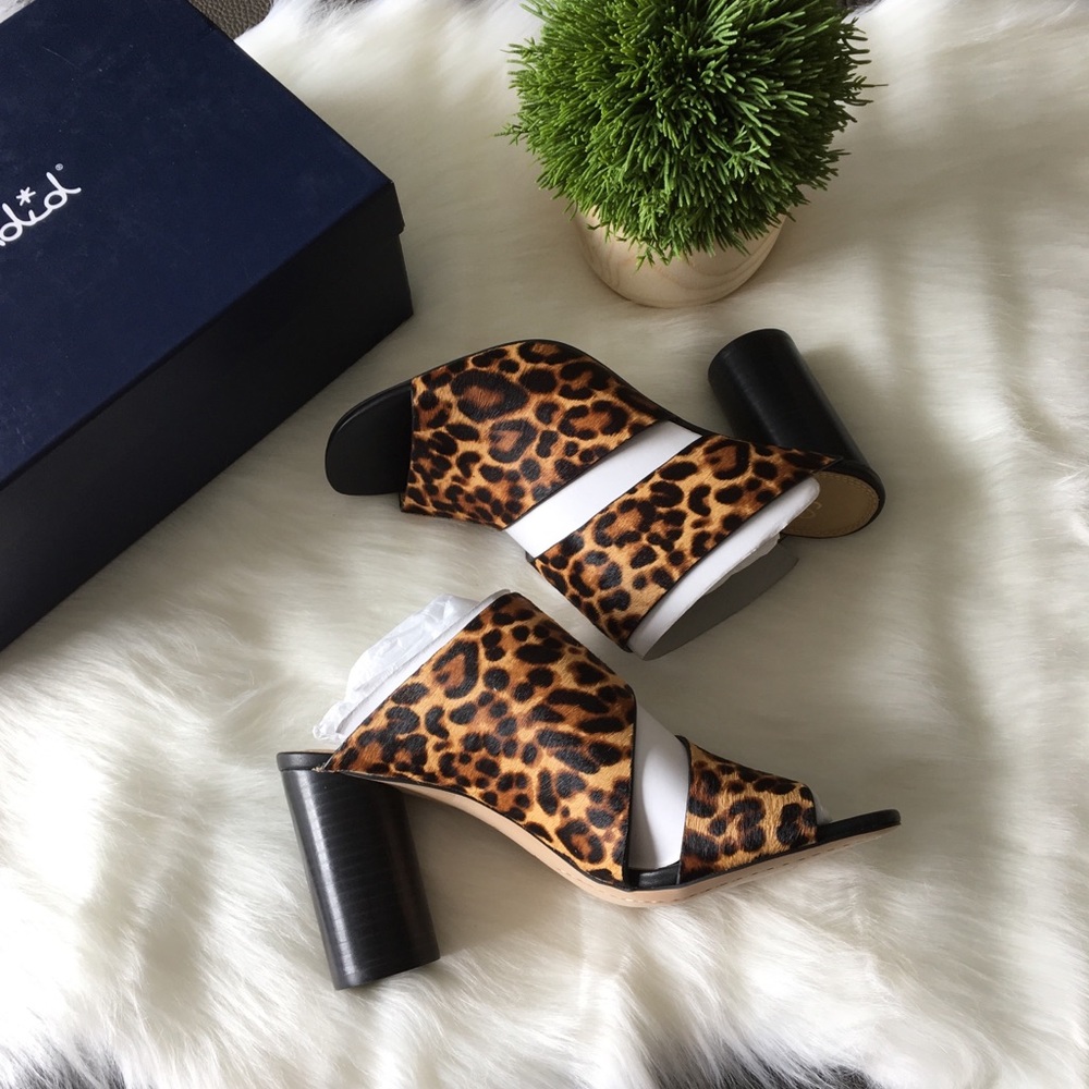 🔥🆕 Splendid ❃ Calf Hair Mule Sandals ❃ Leopard ❃ - Picture 7 of 8